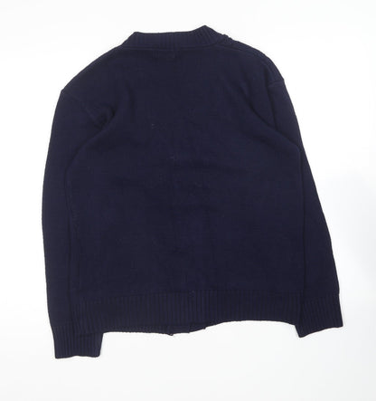 Womens UK Size M Choice Collection Blue Cardigan Jumper