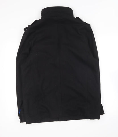 New Look Womens Black   Overcoat Coat Size S