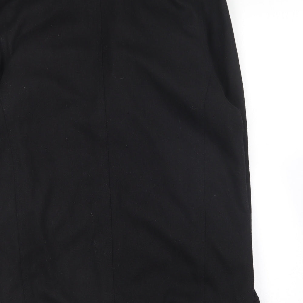 New Look Womens Black   Overcoat Coat Size S