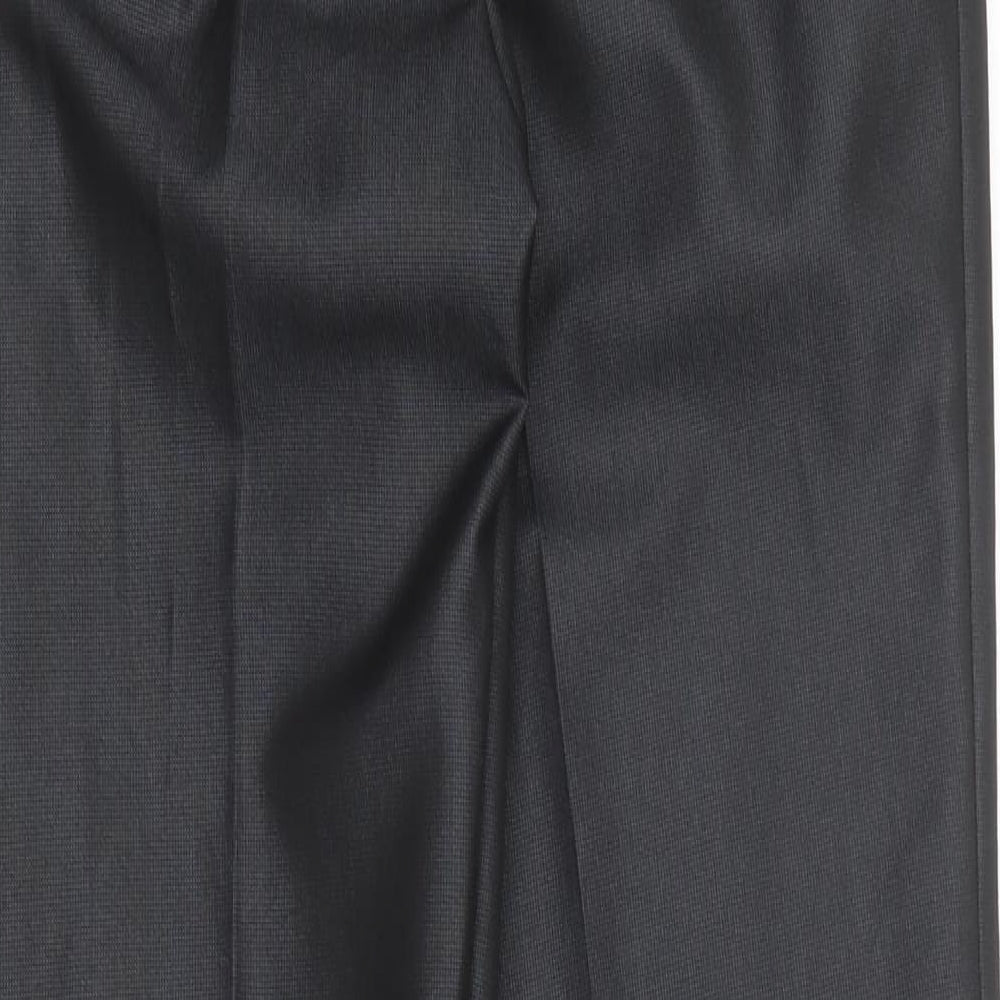 1880 Club  Womens Black  Polyester Trousers  Size 14 L31 in Regular