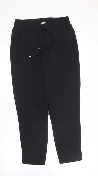 Womens UK Size 8 H&M Regular Fit  Black Trousers