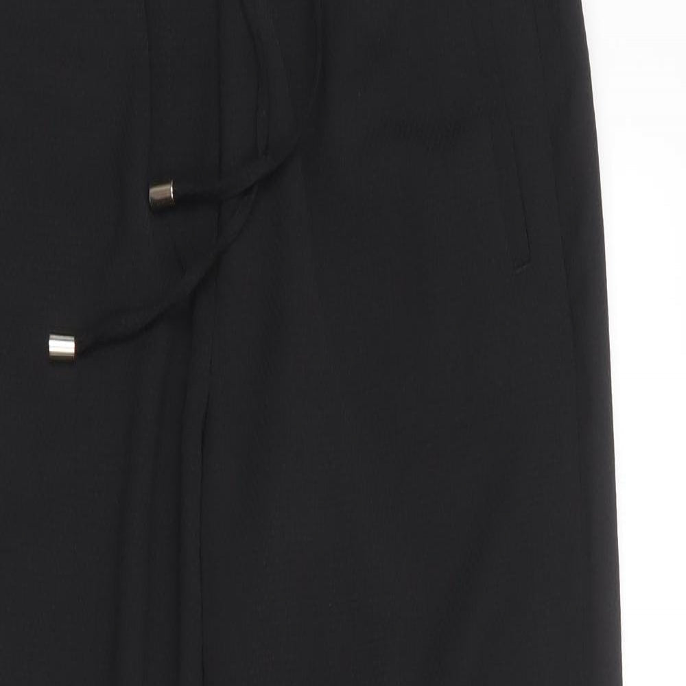 Womens UK Size 8 H&M Regular Fit  Black Trousers