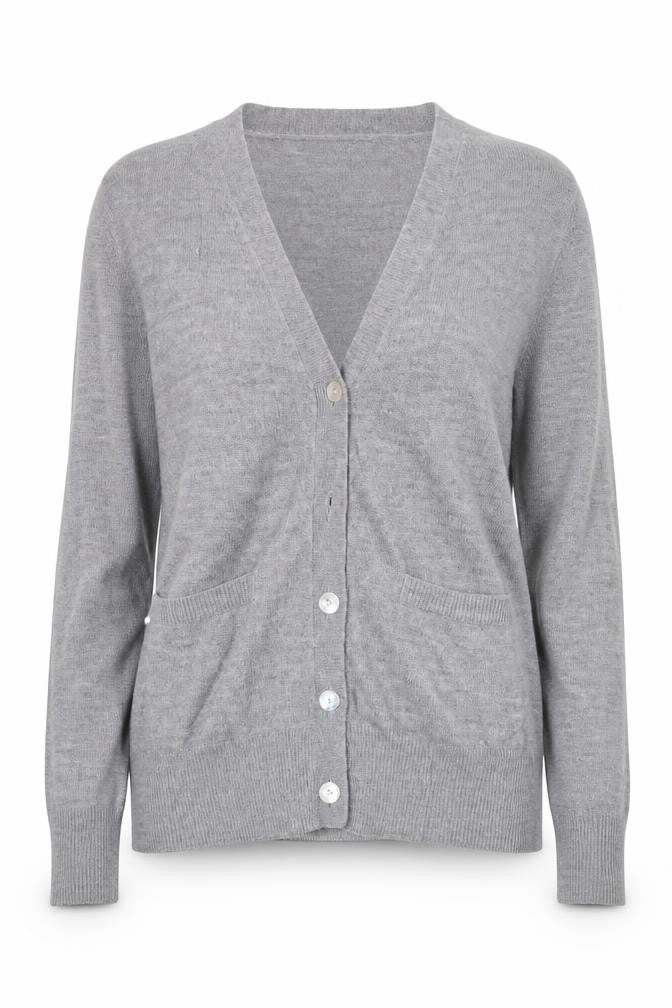 Womens UK Size 10 Atmosphere Grey Cardigan Jumper