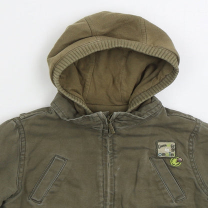 Obaibi Boys Green   Basic Coat Coat Size 18 Months   Zip
