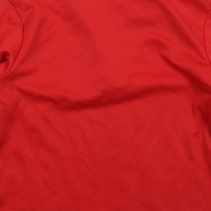 Stanno Boys Red  Polyester Pullover Sweatshirt Size 10 Years  Zip - Boxing Club
