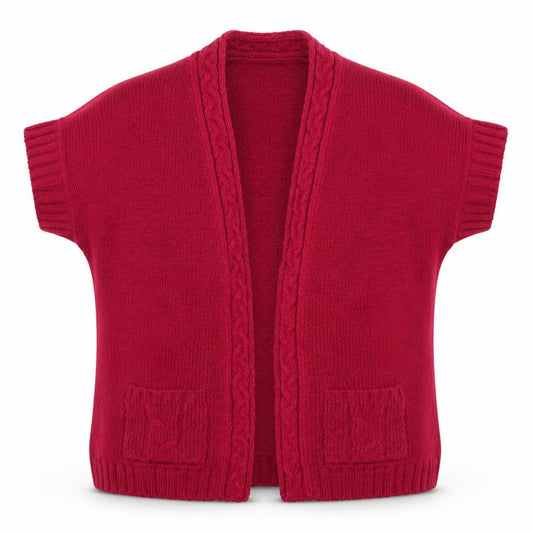 Womens UK Size L Isle Pink Cardigan Jumper
