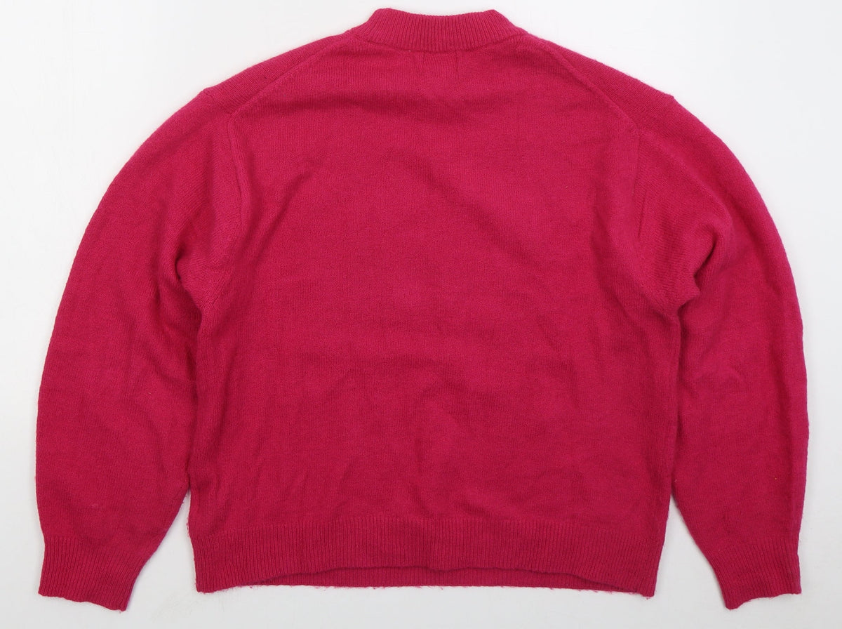 Womens UK Size XS H&M Orange Pullover Jumper