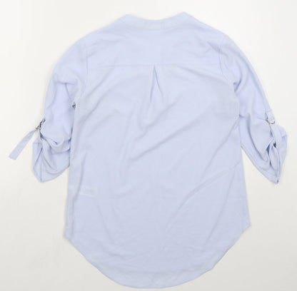 Womens UK Size 6 Atmosphere Blue Basic Blouse