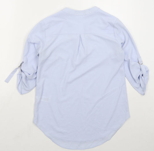Womens UK Size 6 Atmosphere Blue Basic Blouse