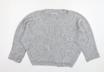 Womens UK Size S Isabella D Grey Pullover Jumper
