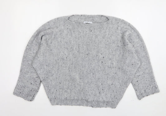 Womens UK Size S Isabella D Grey Pullover Jumper