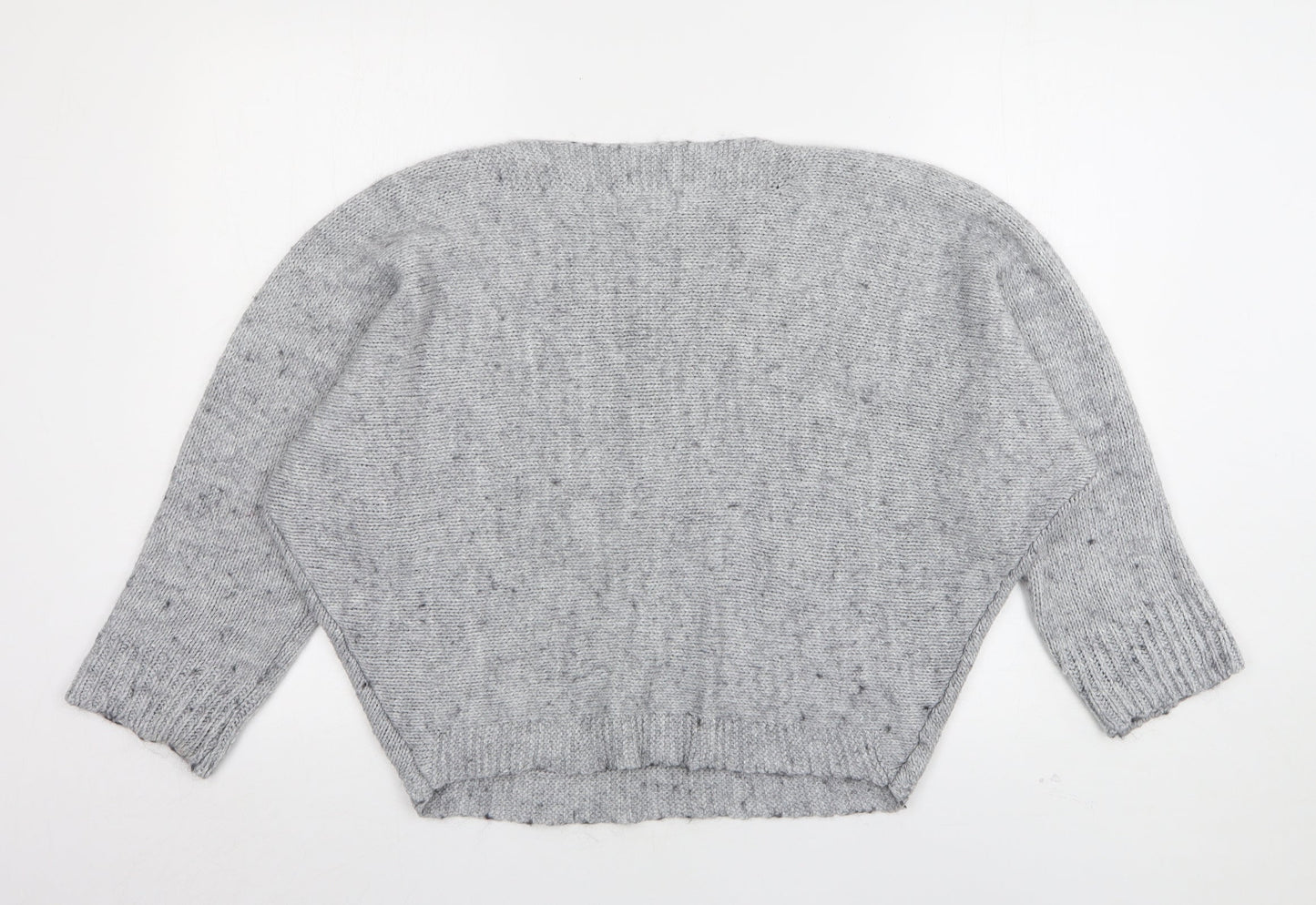 Womens UK Size S Isabella D Grey Pullover Jumper
