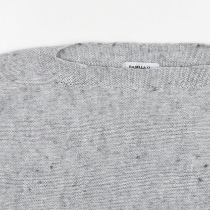 Womens UK Size S Isabella D Grey Pullover Jumper