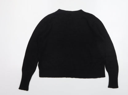 Womens UK Size L H&M Black Pullover Jumper