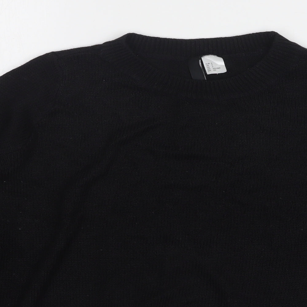 Womens UK Size L H&M Black Pullover Jumper