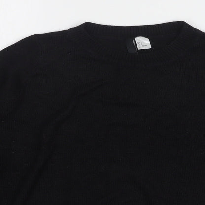Womens UK Size L H&M Black Pullover Jumper