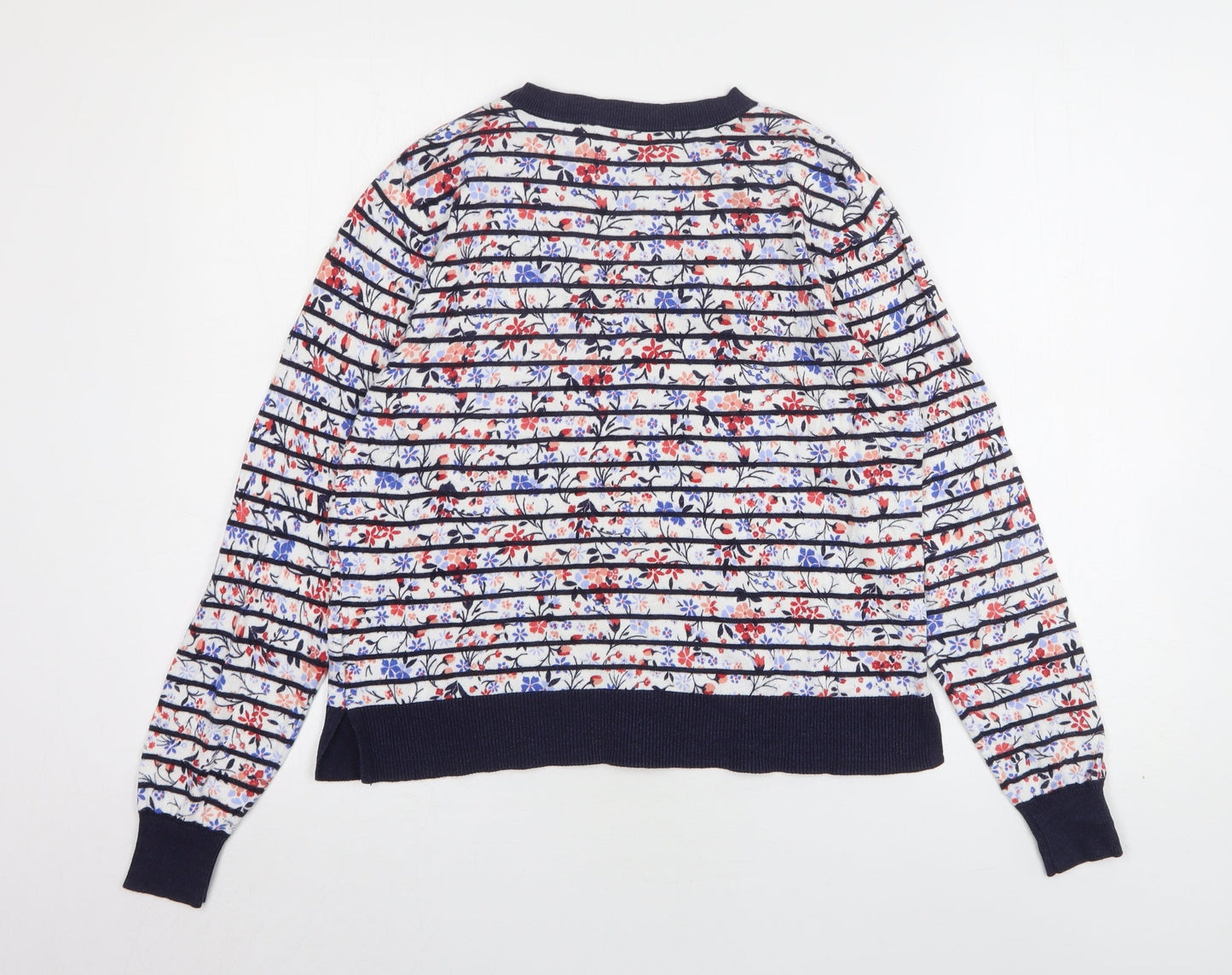 Womens UK Size L Oasis Multicoloured Pullover Jumper