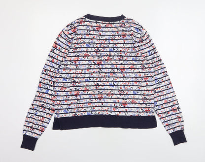 Womens UK Size L Oasis Multicoloured Pullover Jumper