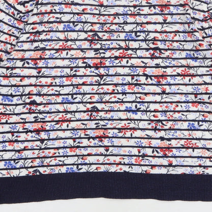 Womens UK Size L Oasis Multicoloured Pullover Jumper