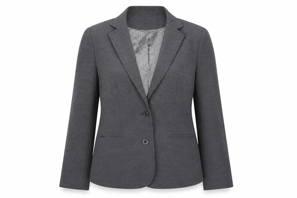 Womens UK Size 10 F&F Regular Grey Suit Jacket