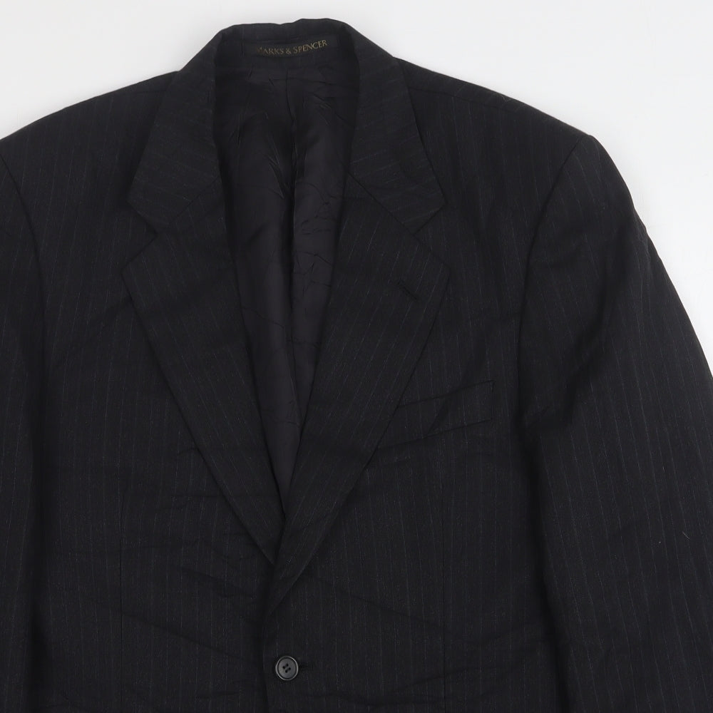 Mens UK Size 38 Marks and Spencer Regular Grey Suit Jacket