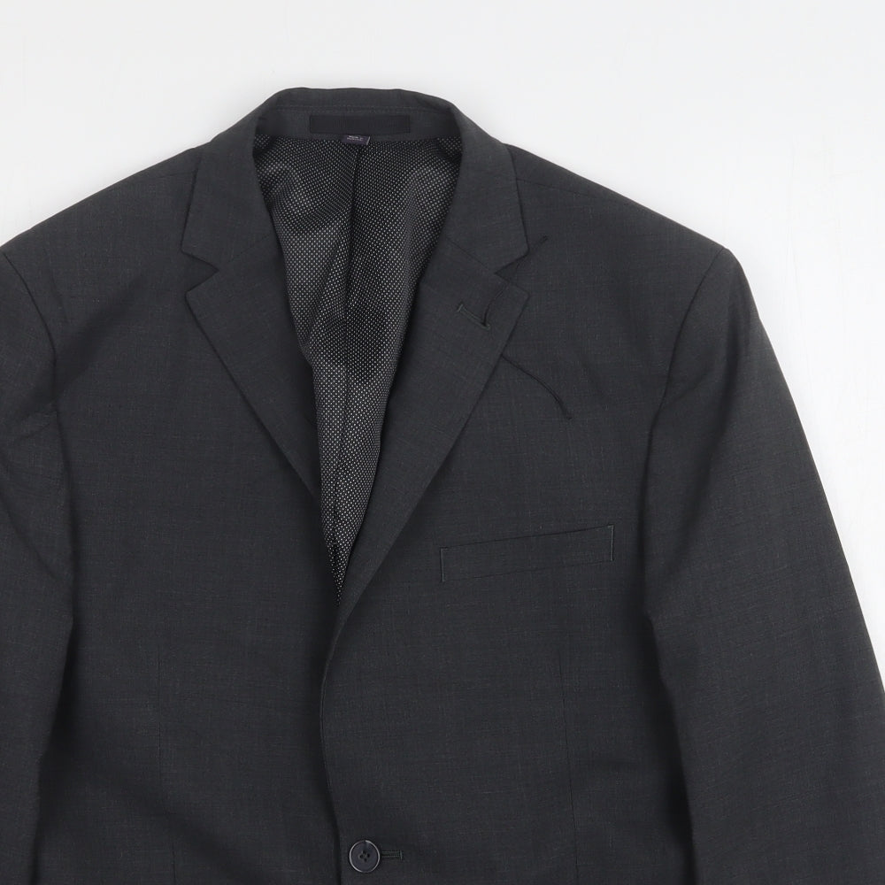 Mens UK Size 42 Marks and Spencer Regular Grey Suit Jacket