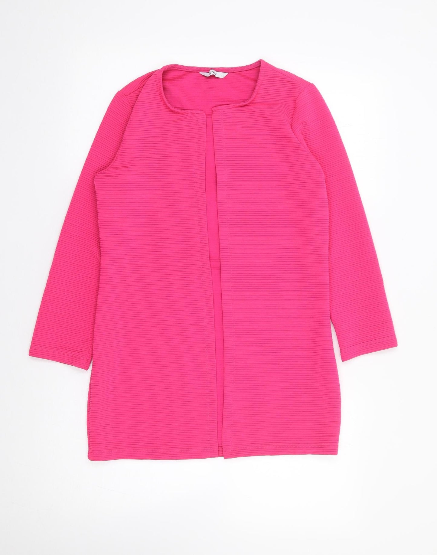 Womens UK Size XS Only Pink Cardigan Jumper