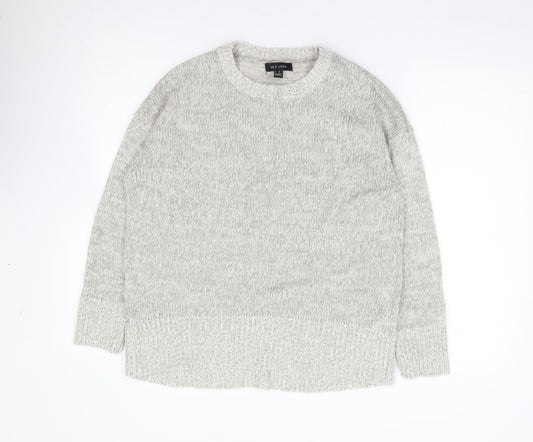 Womens UK Size M New Look Grey Pullover Jumper