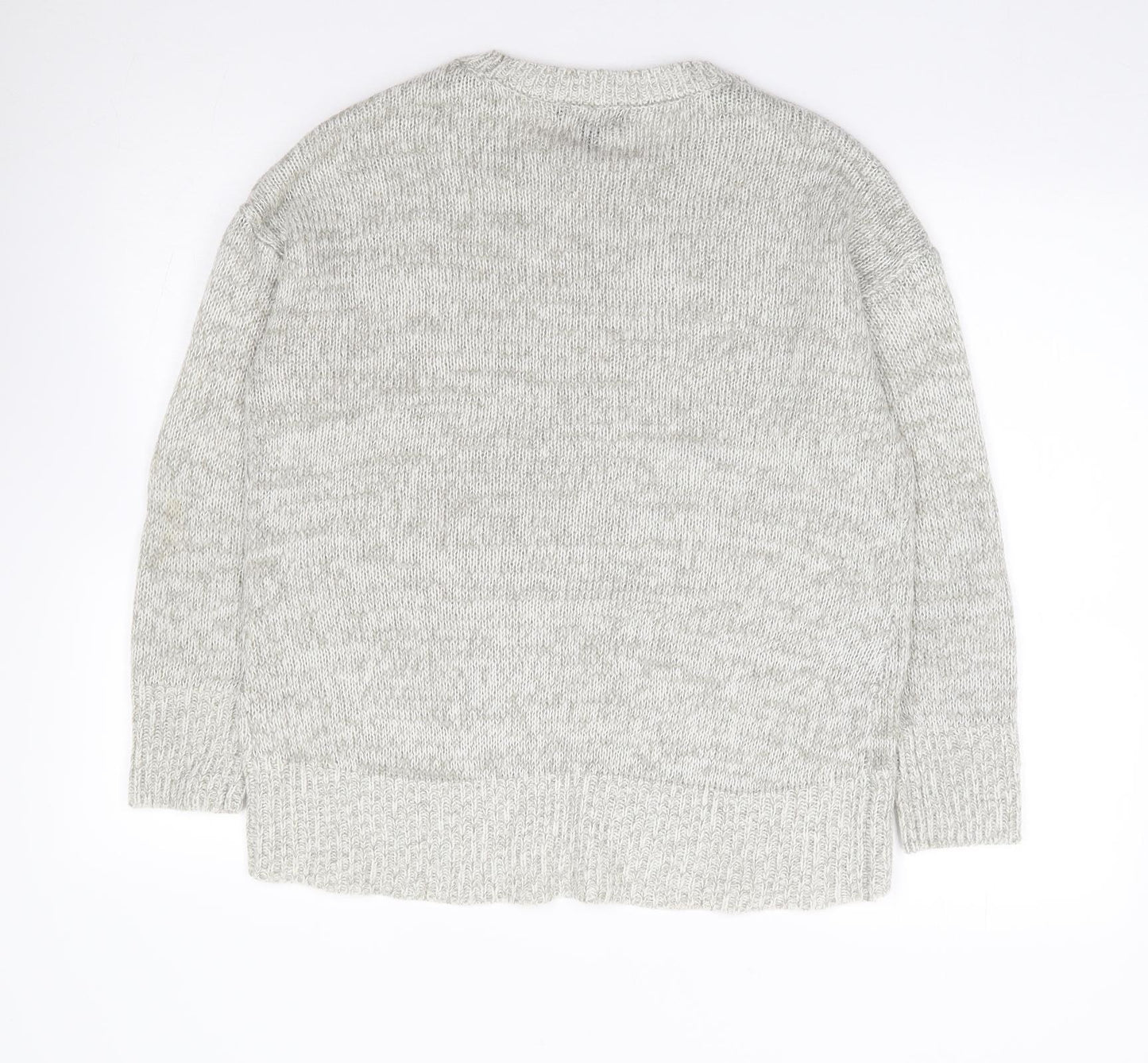 Womens UK Size M New Look Grey Pullover Jumper