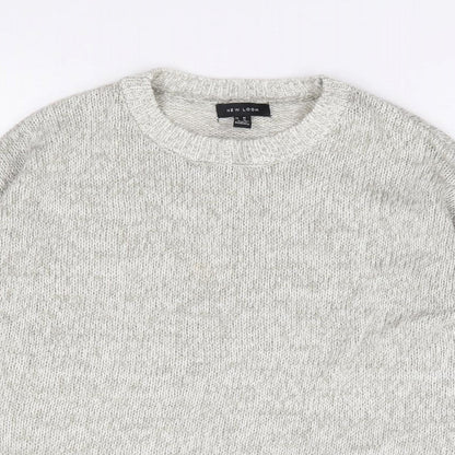Womens UK Size M New Look Grey Pullover Jumper