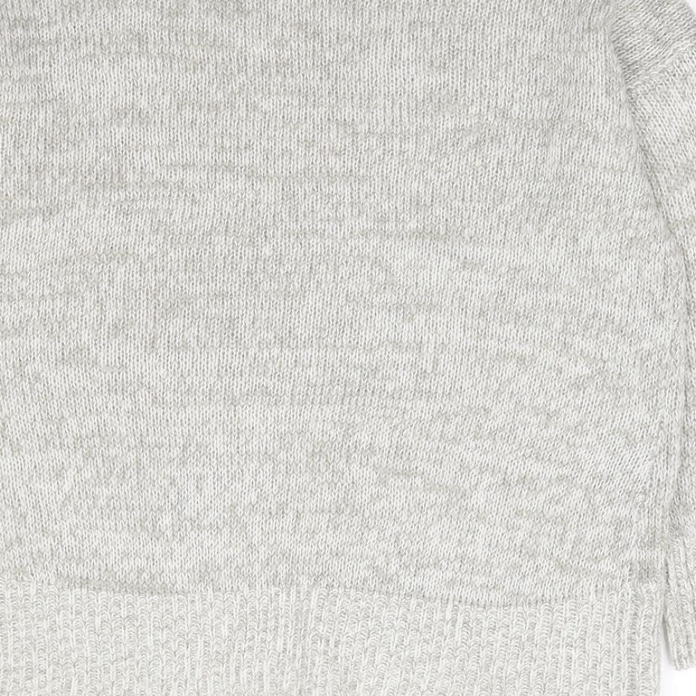Womens UK Size M New Look Grey Pullover Jumper