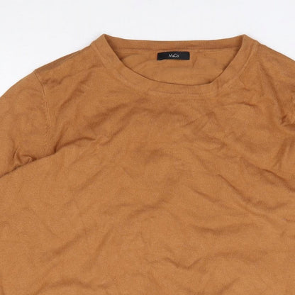 Womens UK Size 16 M&Co Brown Pullover Jumper