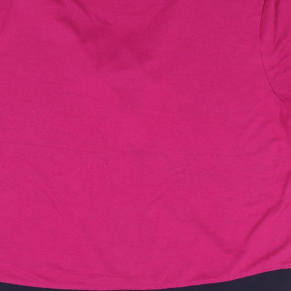 Womens UK Size 14 Marks and Spencer Pink Jersey T-Shirt