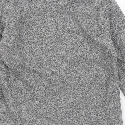 Dunnes Boys Grey  Cotton Basic T-Shirt Size 12-18 Months Round Neck Pullover