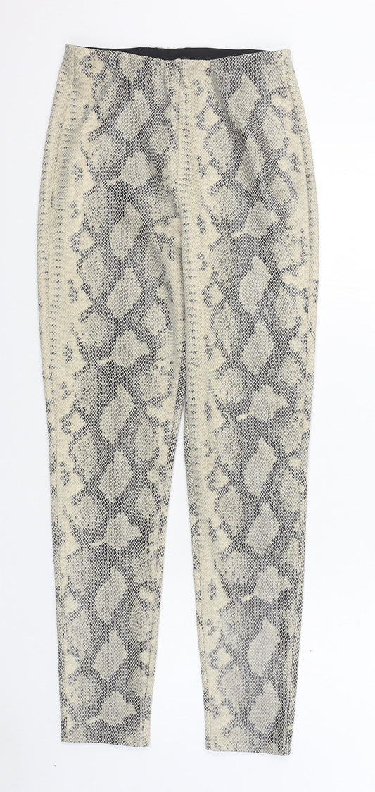 Womens UK Size 8 VERO MODA Regular Fit Jogger Beige Trousers