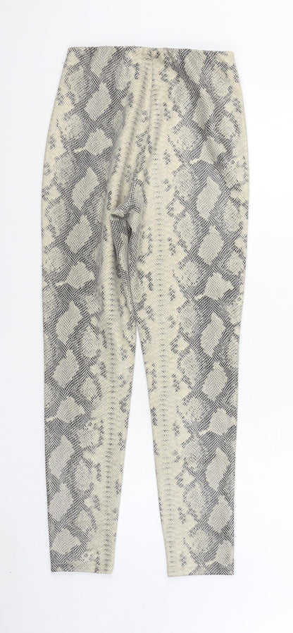 Womens UK Size 8 VERO MODA Regular Fit Jogger Beige Trousers