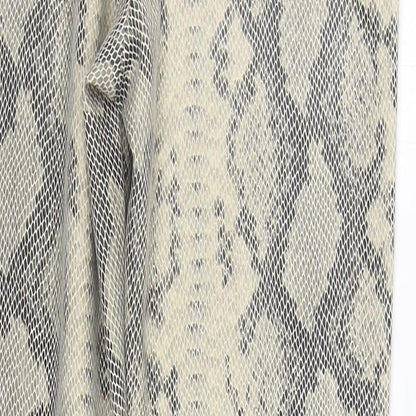 Womens UK Size 8 VERO MODA Regular Fit Jogger Beige Trousers
