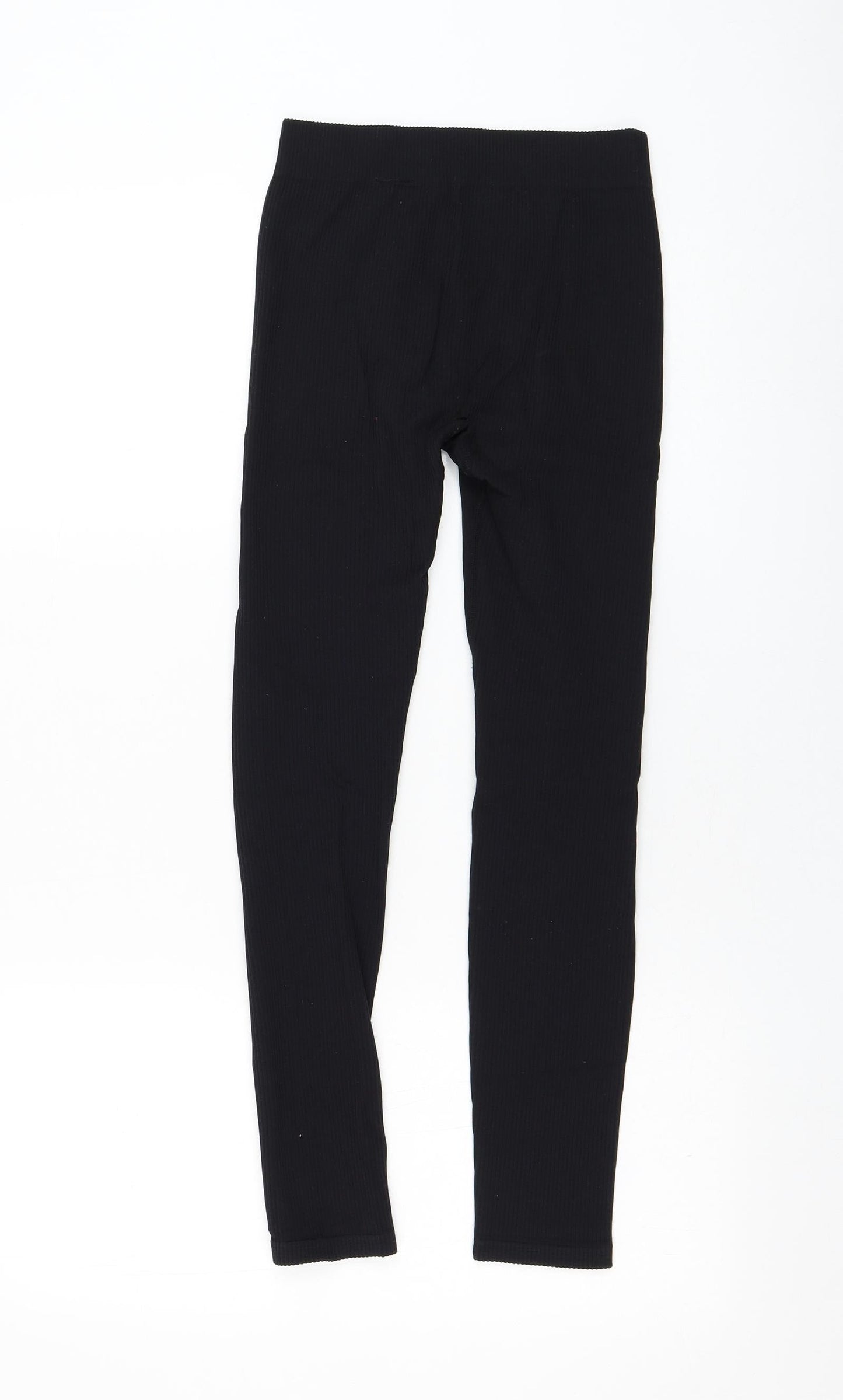 Womens UK Size XS Dunnes Stores Regular Fit Compression Black Leggings