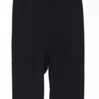 Womens UK Size XS Dunnes Stores Regular Fit Compression Black Leggings