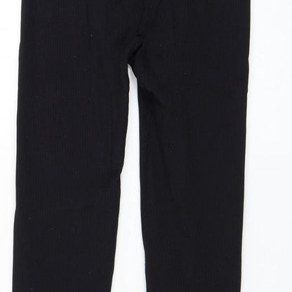 Womens UK Size XS Dunnes Stores Regular Fit Compression Black Leggings