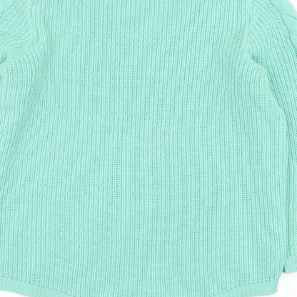 Womens UK Size L BASSINI Blue Pullover Jumper