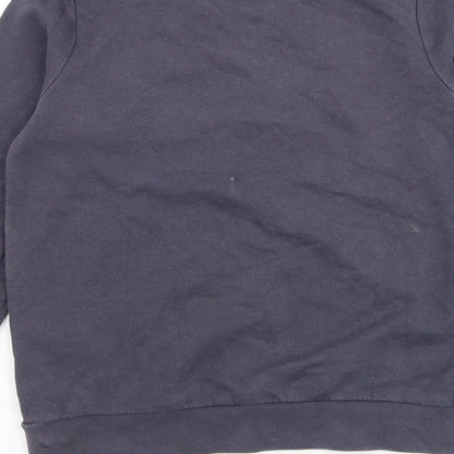 name it Girls Grey  Cotton Pullover Sweatshirt Size 6 Years  Pullover - Butterfly