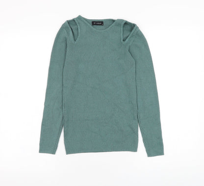 Womens UK Size 8 Matalan Green Pullover Jumper