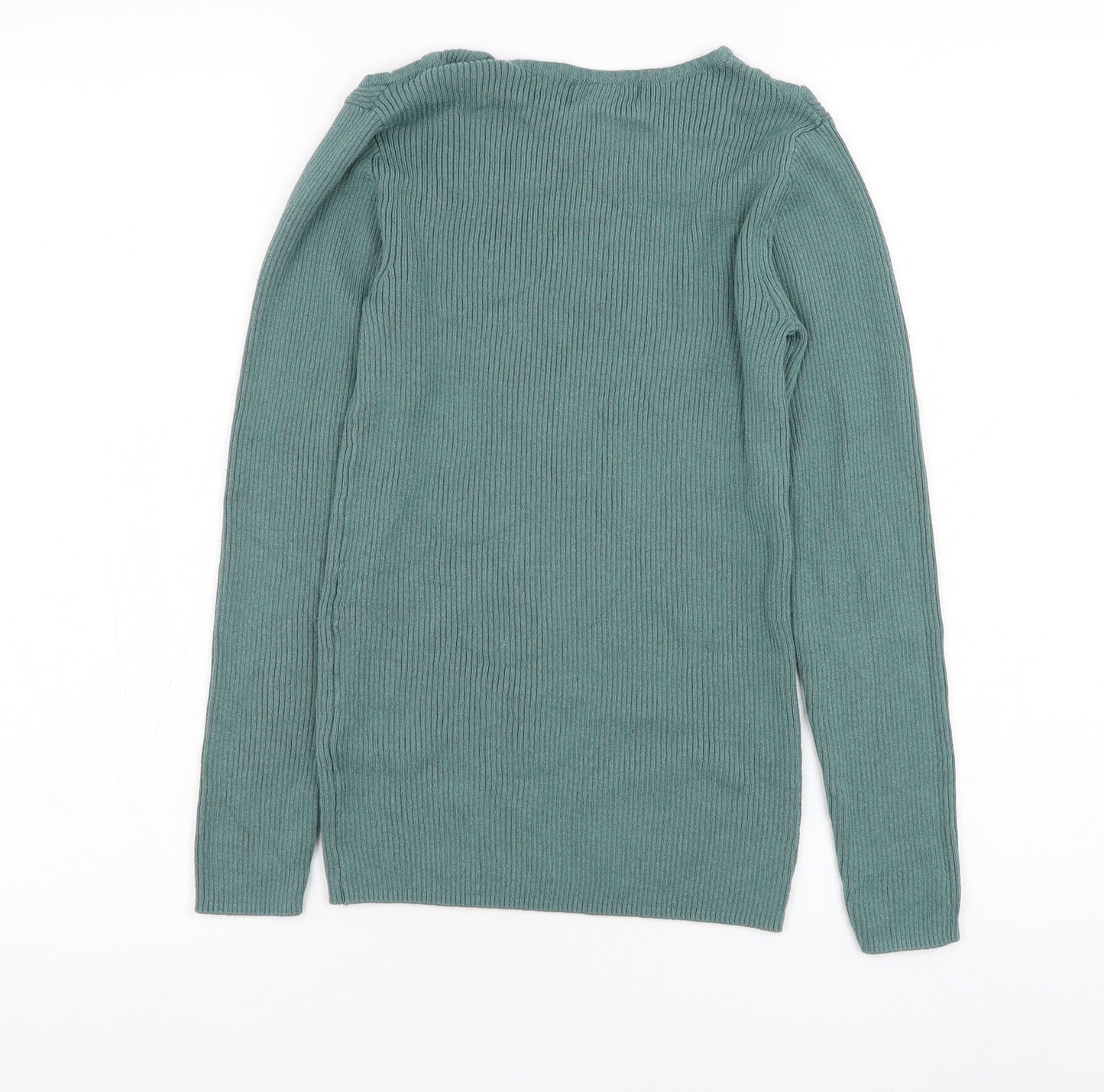 Womens UK Size 8 Matalan Green Pullover Jumper