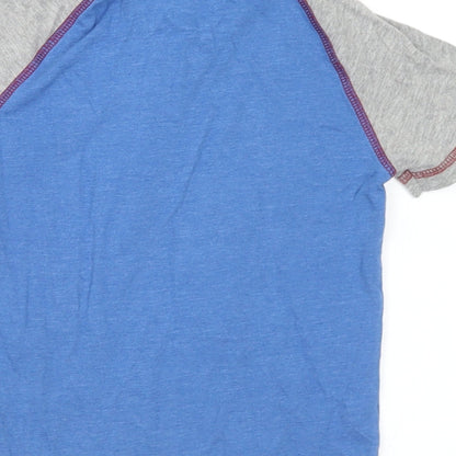 NEXT Boys Multicoloured  Cotton Basic T-Shirt Size 2-3 Years Crew Neck  - Bus
