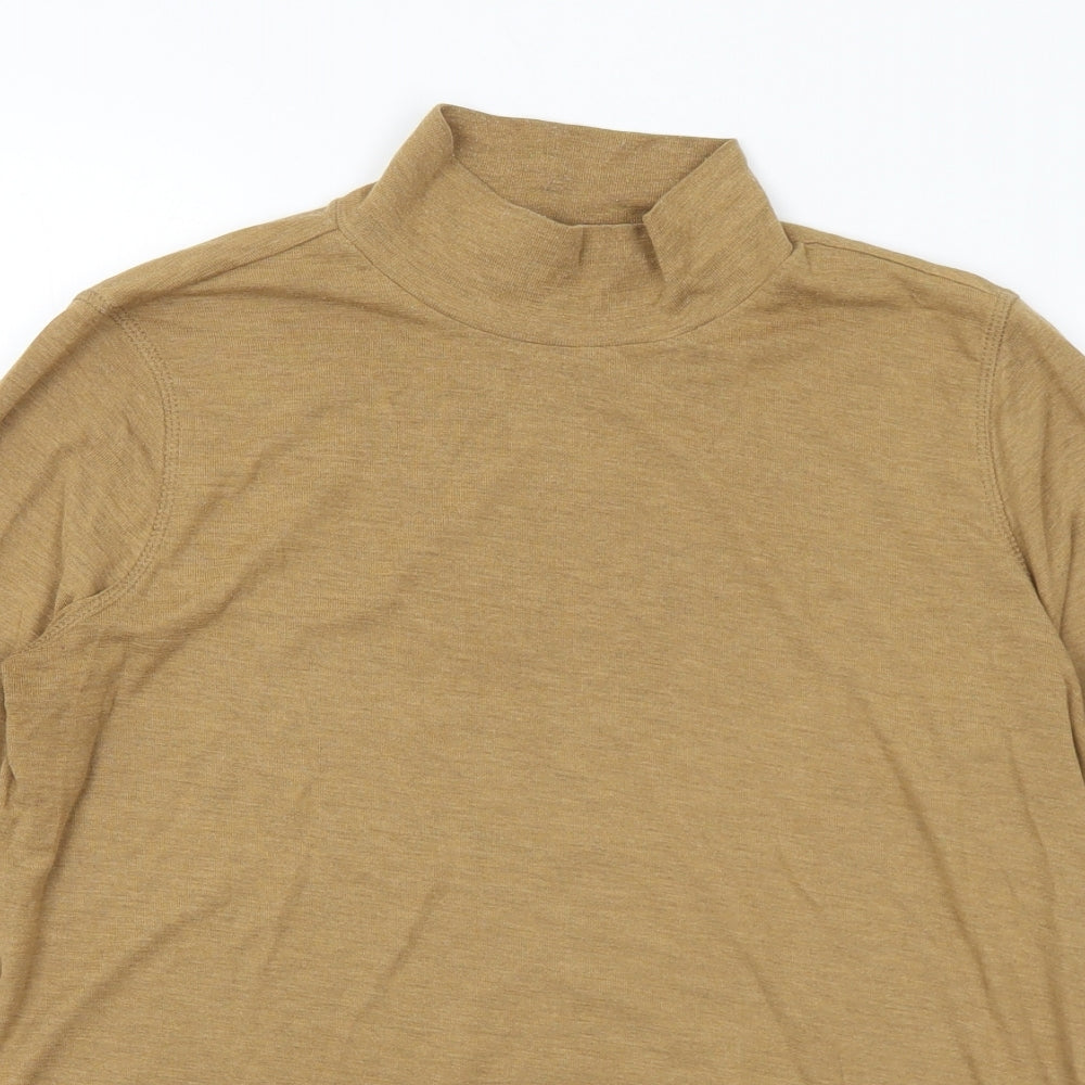 Womens UK Size 12 NEXT Brown Basic T-Shirt
