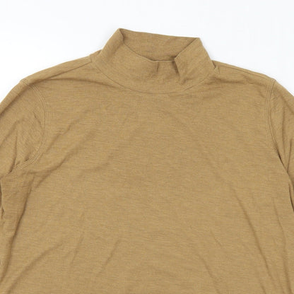 Womens UK Size 12 NEXT Brown Basic T-Shirt
