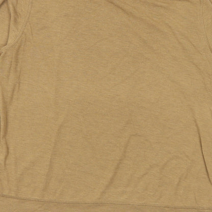 Womens UK Size 12 NEXT Brown Basic T-Shirt