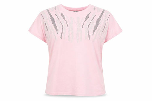 Womens UK Size M Paramour Pink Basic T-Shirt