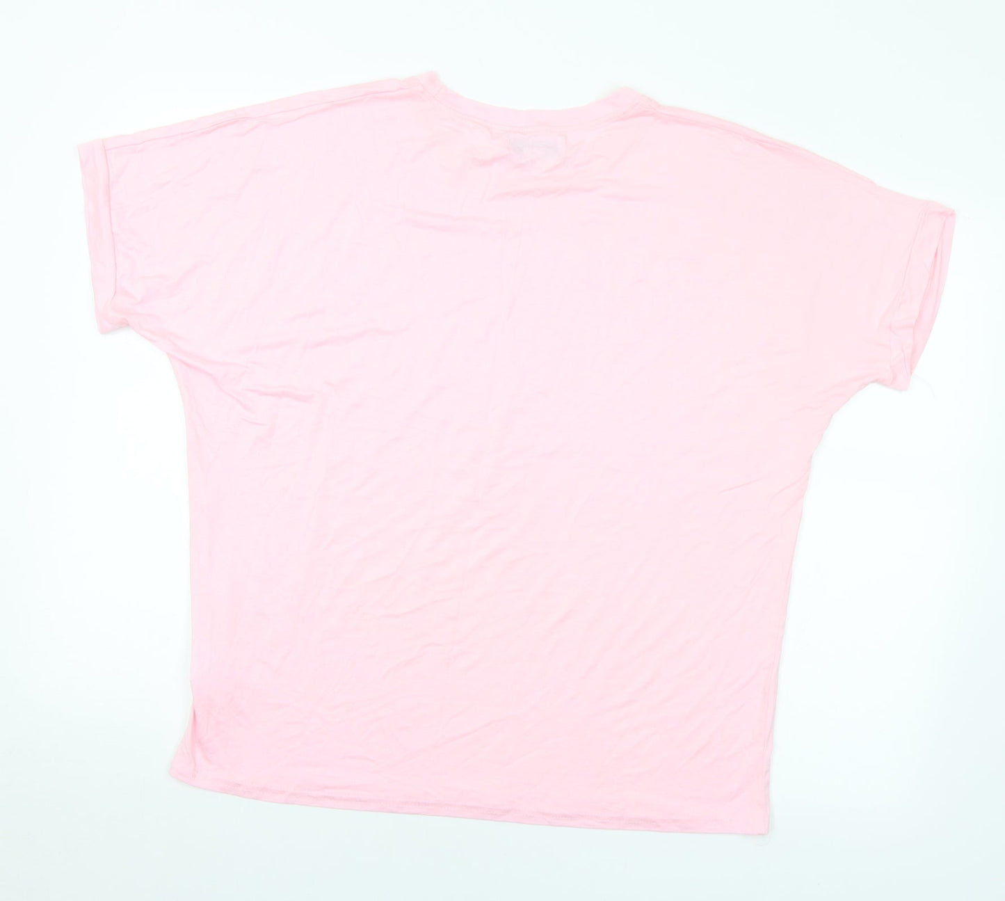 Womens UK Size M Paramour Pink Basic T-Shirt